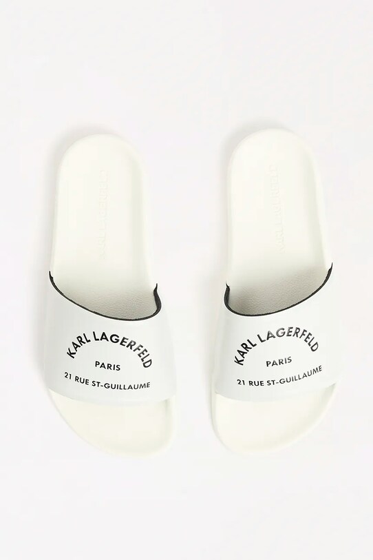Karl Lagerfeld ciabatte slide KONDO 2.0 bianco KL80908A.VT1