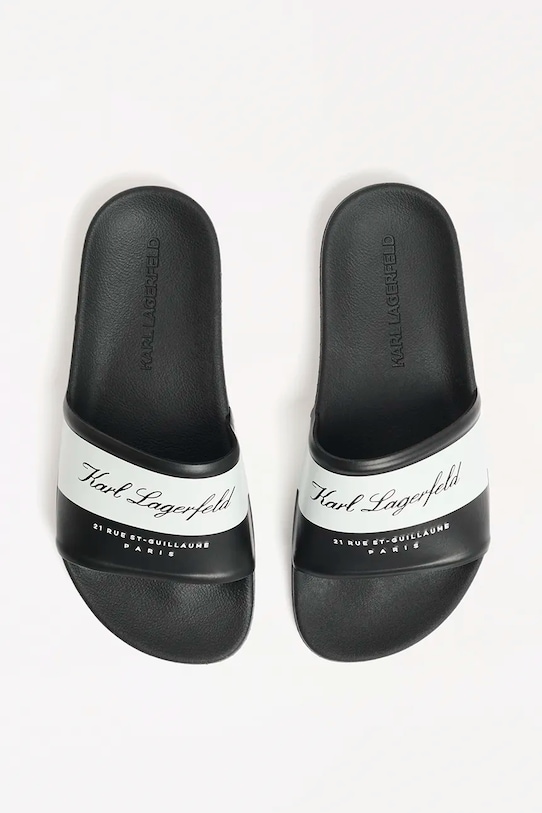 Karl Lagerfeld klapki KONDO 2.0 czarny KL80923.V01