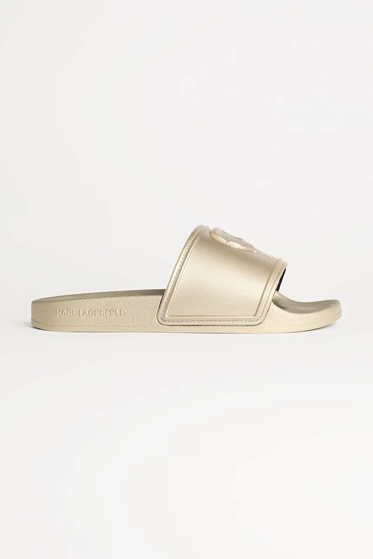 Karl Lagerfeld klapki KONDO 2.0 syntetyczny złoty KL80919M.VGD