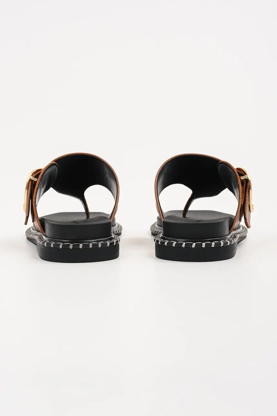 Обувки Кожени джапанки Karl Lagerfeld KLEO KL81325.020 кафяв