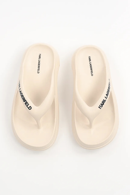 Karl Lagerfeld japonki SKOONA II beżowy KL85025.VT1