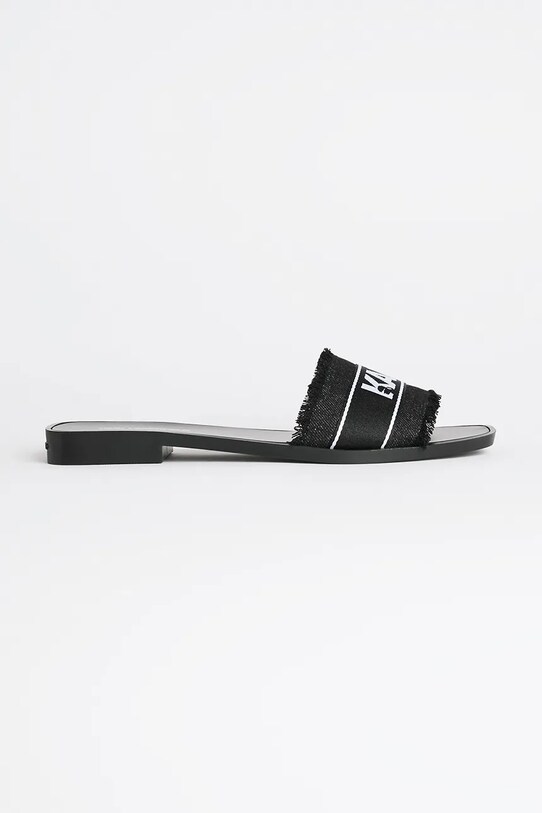 Παντόφλες Karl Lagerfeld SKOOT II συνθετικό μαύρο KL80411.900