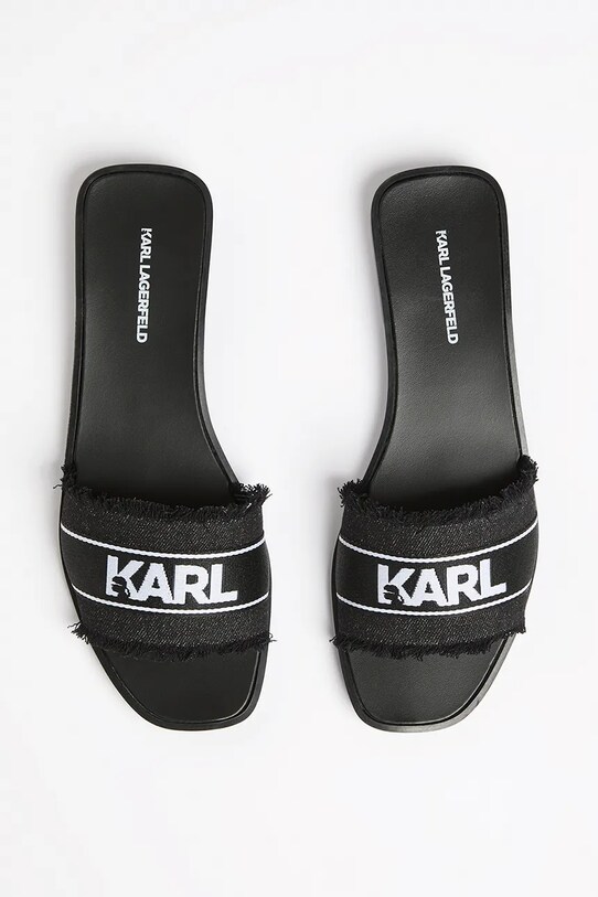 Παντόφλες Karl Lagerfeld SKOOT II μαύρο KL80411.900