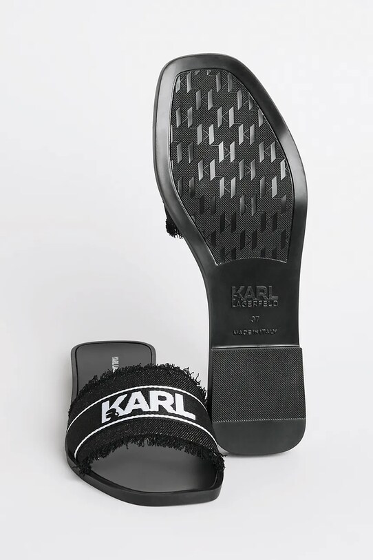 Παντόφλες Karl Lagerfeld SKOOT II KL80411.900 μαύρο