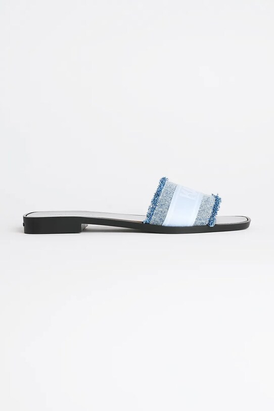 Παντόφλες Karl Lagerfeld SKOOT II συνθετικό μπλε KL80411.DLB