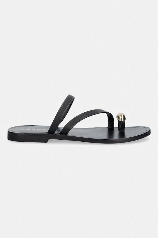 Jonak šľapky dámske kožené WIFE 3800026 čierna SS26