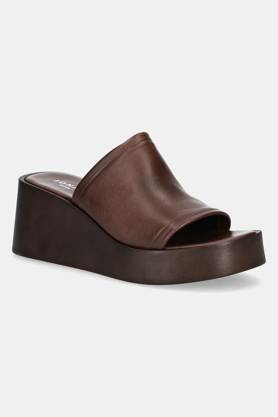 Jonak slapi de piele EUGENE coturn maro 3600041