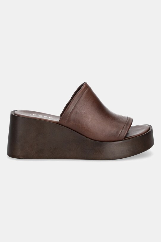 Jonak slapi de piele EUGENE 3600041 maro SS25