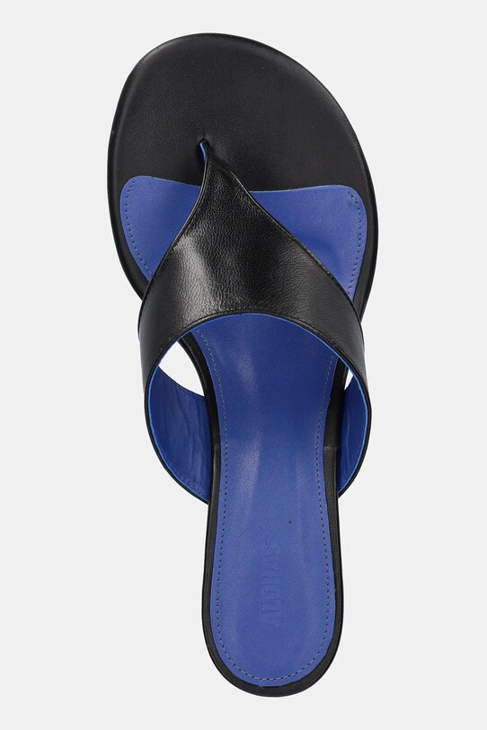 Alohas klapki skórzane Tess czarny S100643.01