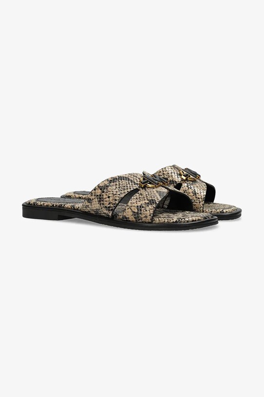 Δερμάτινες παντόφλες Mexx RAISSA PARROT MI001606251W μπεζ SS25