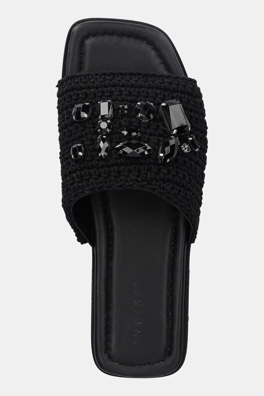 Inuikii klapki Woven Strap Stones czarny 1004.003.0601.000