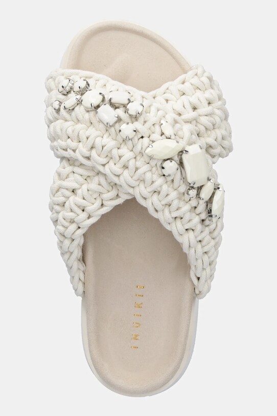 Шлепанцы Inuikii Woven Stones Platform белый 1004.005.0041.108
