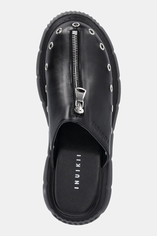 Inuikii klapki skórzane Matilda Mule czarny 1001.017.0011.000