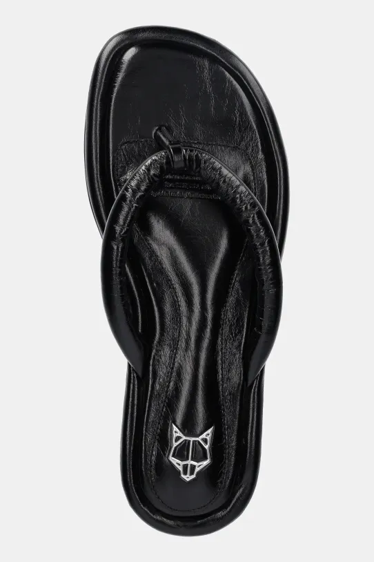 Naked Wolfe japonki skórzane Grenada czarny Grenada.Black.Leather