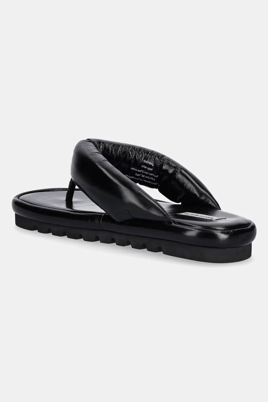 Încălțăminte Naked Wolfe slapi de piele Hilary Hilary.Black.Leather negru