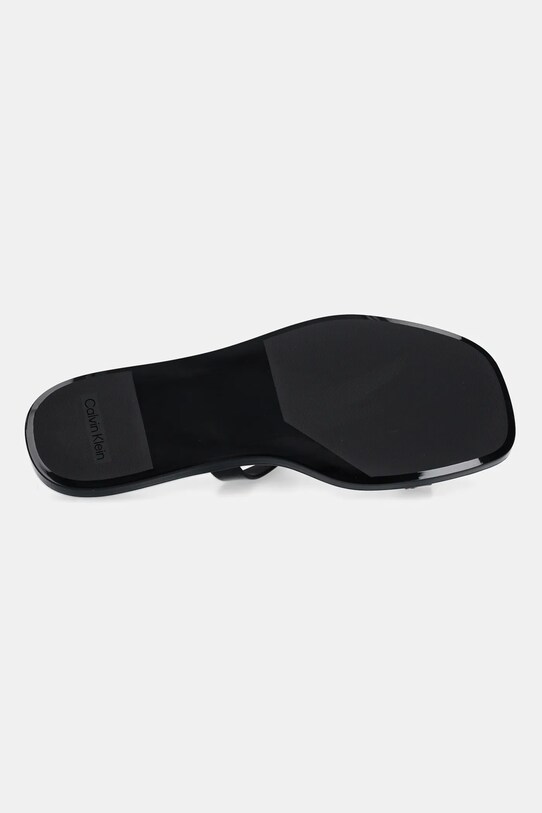 Pantofle Calvin Klein DOUBLE BAR SLIDE - JELLY HW0HW02417 černá