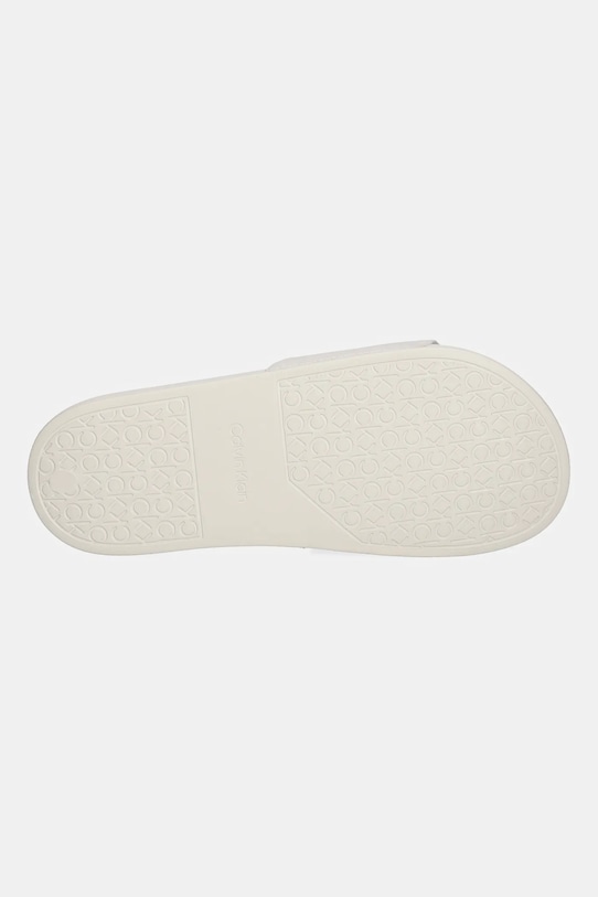 Pantofle Calvin Klein POOL SLIDE - JACQ HW0HW02420 béžová