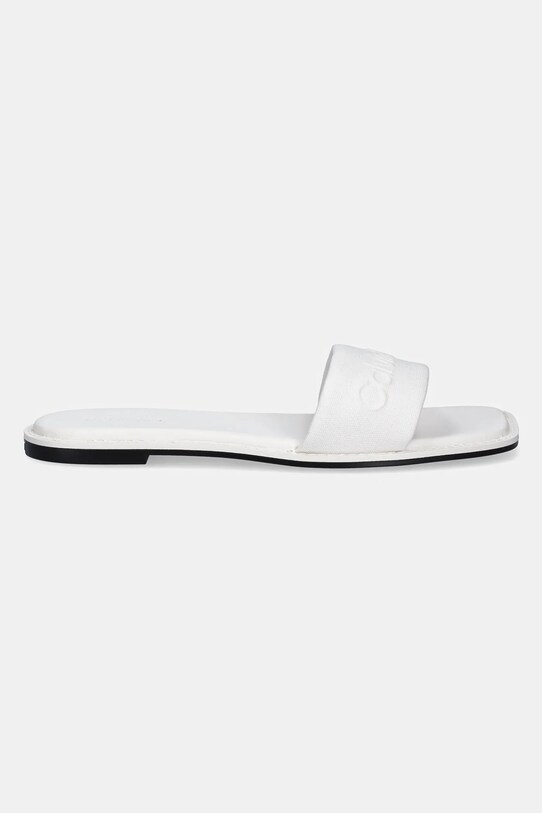 Calvin Klein ciabatte slide FLAT SLIDE - HE HW0HW02378 bianco SS25