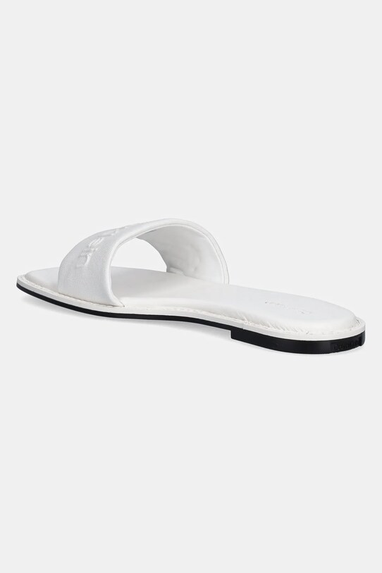 Scarpe Calvin Klein ciabatte slide FLAT SLIDE - HE HW0HW02378 bianco