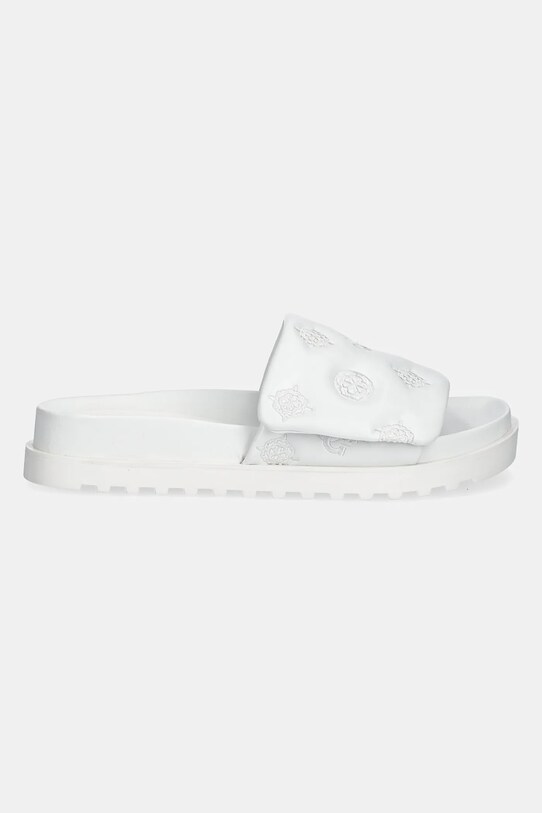 Guess papuci FABIO2 FLJFA2.ELE19.WHITE alb SS25