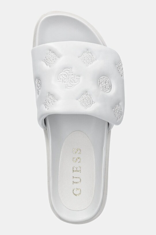 Guess papuci FABIO2 alb FLJFA2.ELE19.WHITE