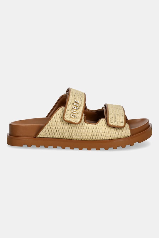 Шльопанці Guess FADELIZE FLJFDE.FAP19.TAN бежевий SS25