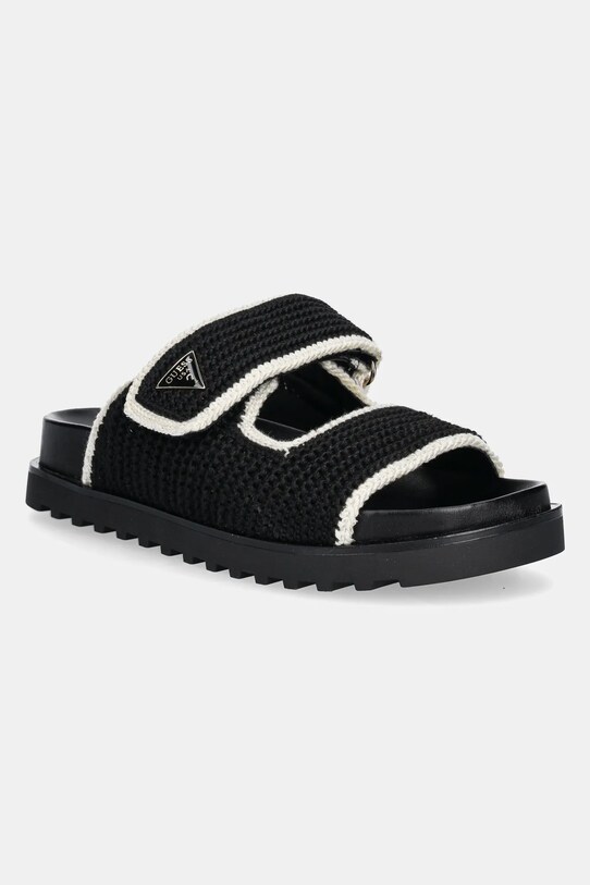 Natikače Guess FADENNA sintetički crna FLJFDN.FAB19.BLKCR