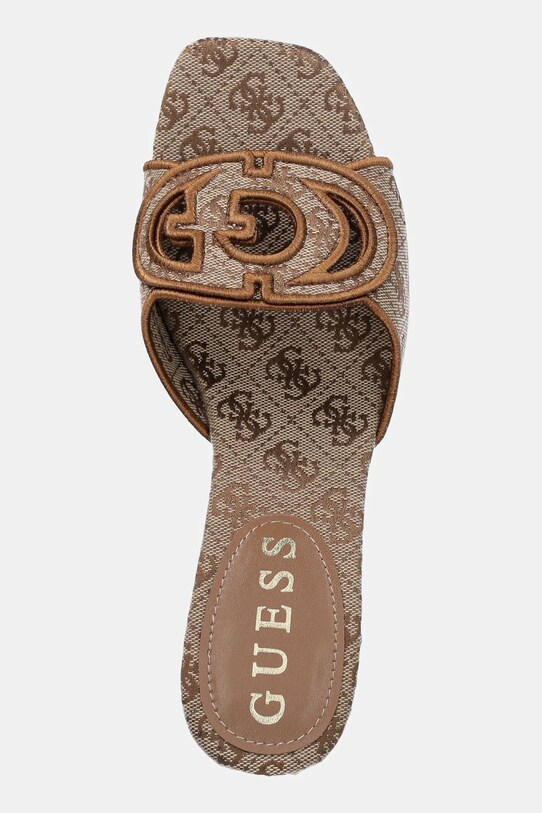 Šľapky Guess GALSEE hnedá FLJGEE.FAL03.BEIBR