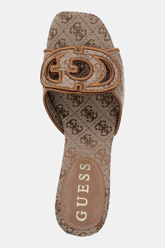Шлепанцы Guess GALSEE коричневый FLJGEE.FAL03.BEIBR