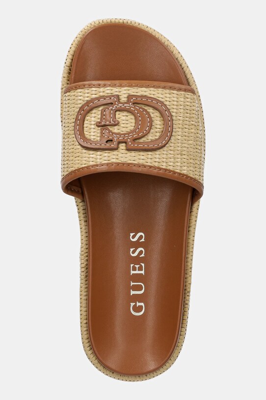Шлепанцы Guess LONNEY коричневый FLJLNY.FAB19.NATU
