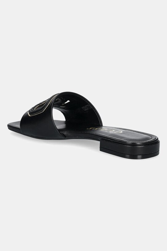 Încălțăminte Guess papuci TARISHA FLJTAR.LEA19.BLKGO negru