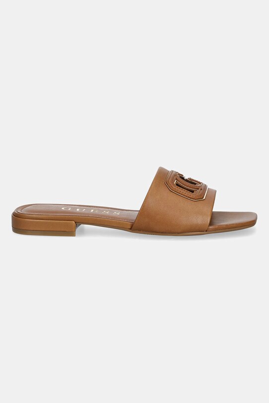 Παντόφλες Guess TARISHA FLJTAR.LEA19.TANGO καφέ SS25