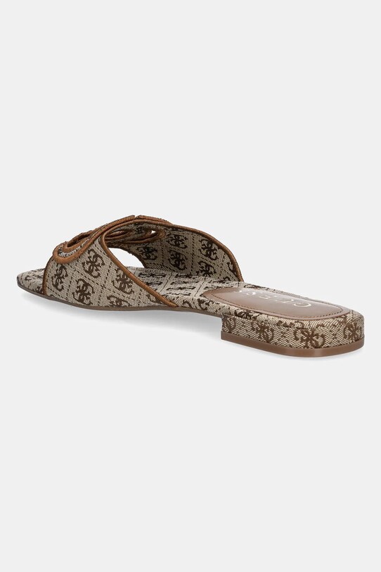 Încălțăminte Guess papuci TARISHAE FLJTSE.FAL19.BEIBR bej