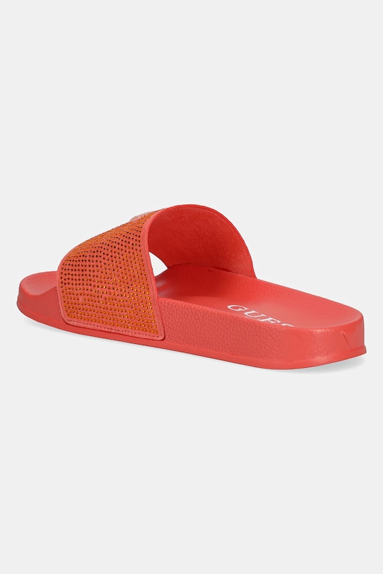 Παπούτσια Παντόφλες Guess BEACH SLIPPERS STRASS E4GZ25.BB00F.G5O6 πορτοκαλί