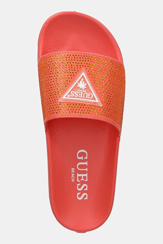 Чехли Guess BEACH SLIPPERS STRASS оранжев E4GZ25.BB00F.G5O6