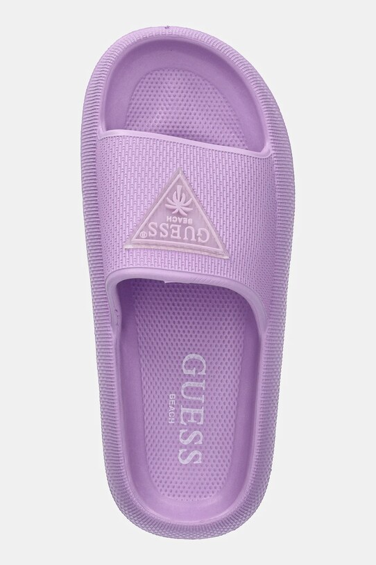 Guess papuci RUBBER SLIPPERS violet E4GZ27.WG5X0.A405