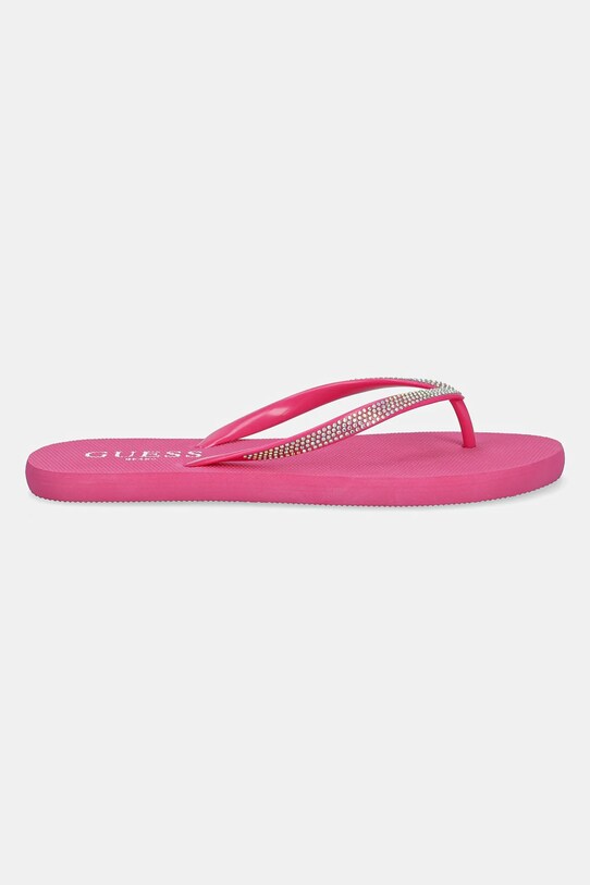 Вьетнамки Guess FLIP FLOP RHINESTONE E5GZ05.BB00F.F45D розовый SS25