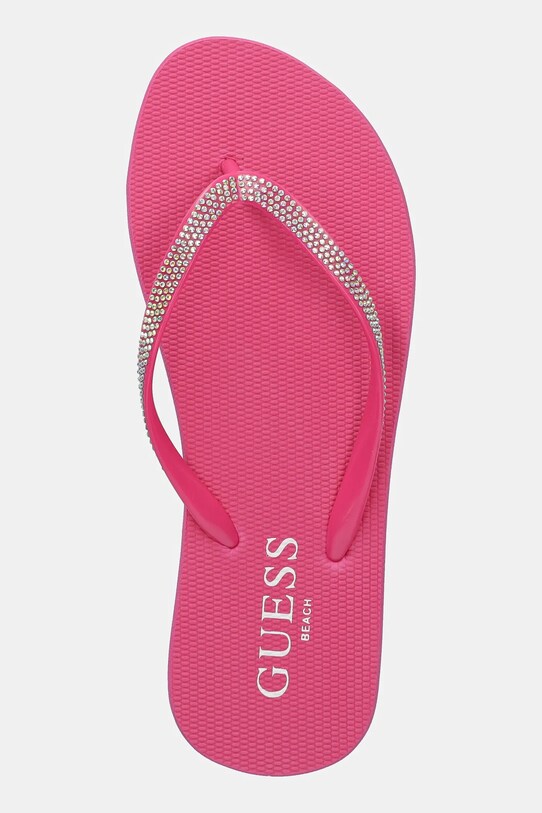 Вьетнамки Guess FLIP FLOP RHINESTONE розовый E5GZ05.BB00F.F45D