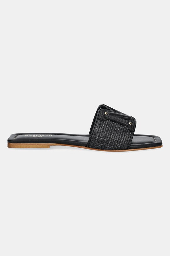 Pantofle Guess RAMADA RAFIA SLIDE 5GGZ39.7329A.JBLK černá SS25