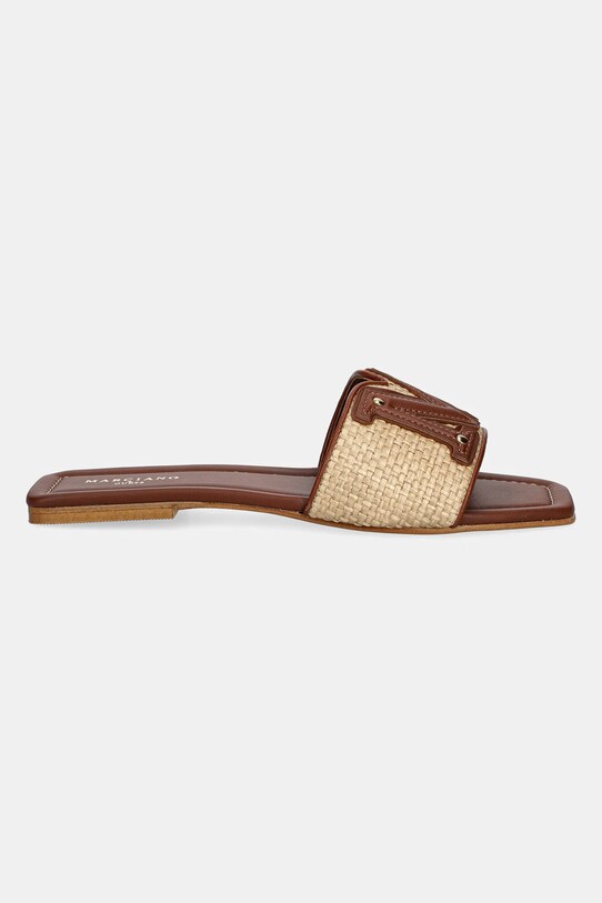 Guess klapki RAMADA RAFIA SLIDE 5GGZ39.7329A.NAT brązowy SS25