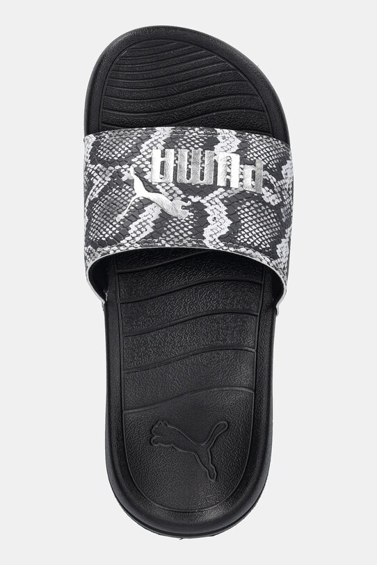 Шльопанці Puma Popcat 20 Snake Chic срібний 401706