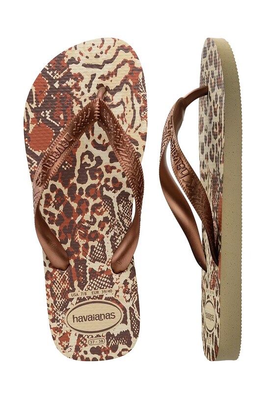 Žabky Havaianas TOP ANIMALS 4132920.7440 hnědá