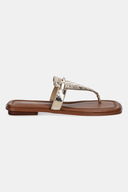 Kožené žabky MICHAEL Michael Kors Lena 40R5LEFS1M.740 zlatá SS25