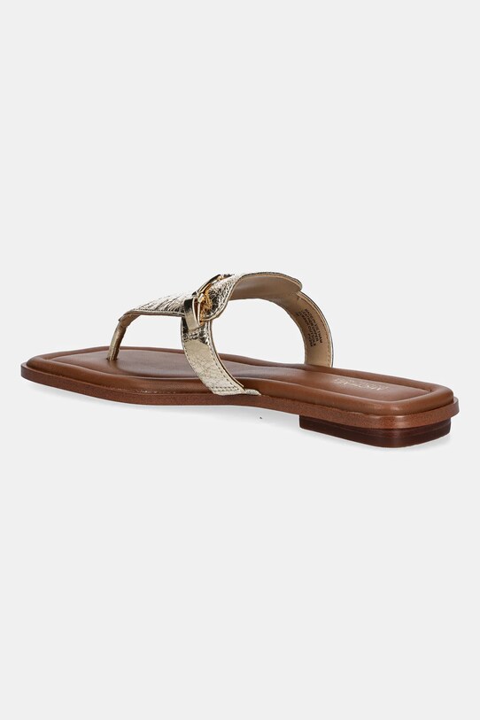 Boty Kožené žabky MICHAEL Michael Kors Lena 40R5LEFS1M.740 zlatá