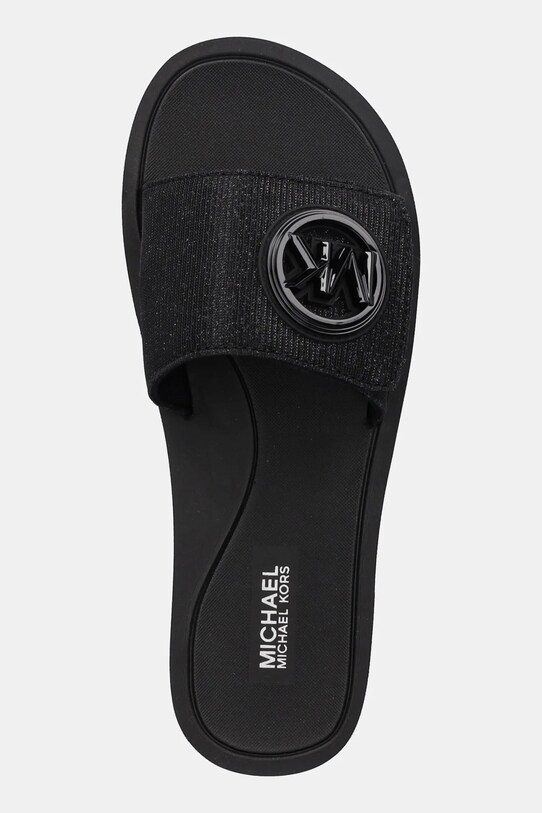 MICHAEL Michael Kors papucs MK Charm fekete 40S4MKFA1D.001