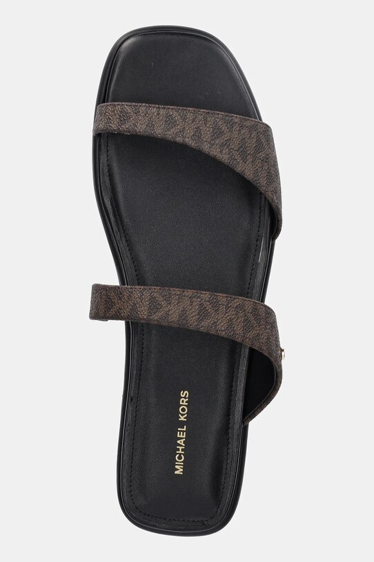 Παντόφλες MICHAEL Michael Kors Jaida καφέ 40S5JDFS1B.292