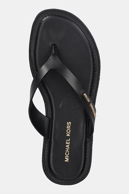 Kožené žabky MICHAEL Michael Kors Koko čierna 40S5KOFA1L.001