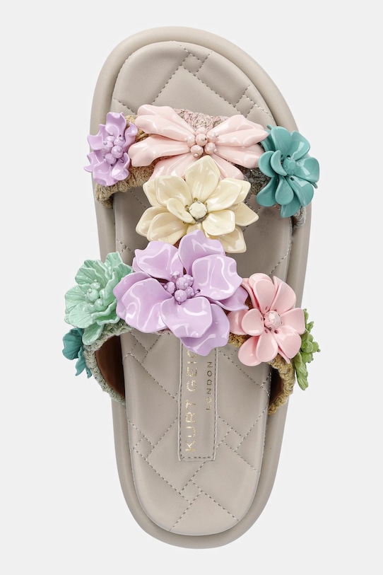 Kurt Geiger London papuci Orson Flower bej 4353969609.MULTOTH