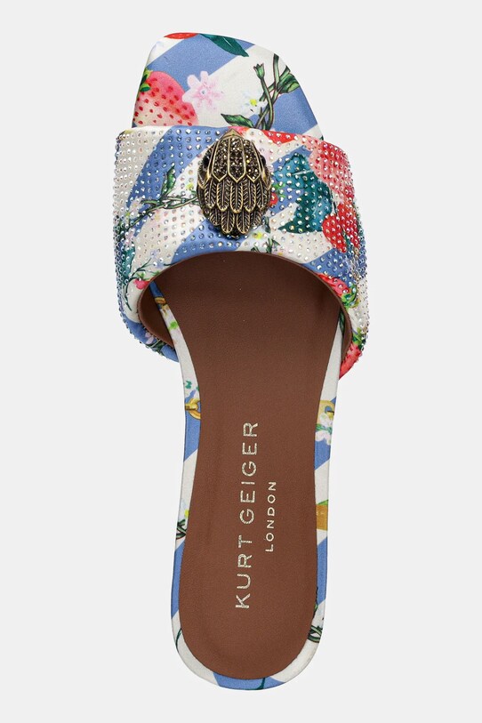 Kurt Geiger London papuci Kensington Flat Sandal multicolor 4368919609.WHITEOTH