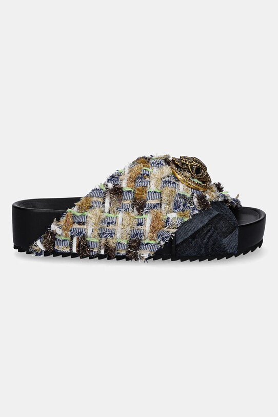 Kurt Geiger London papuci Chelsea Cross Strap 3973189609.BLUEOTH bleumarin SS25